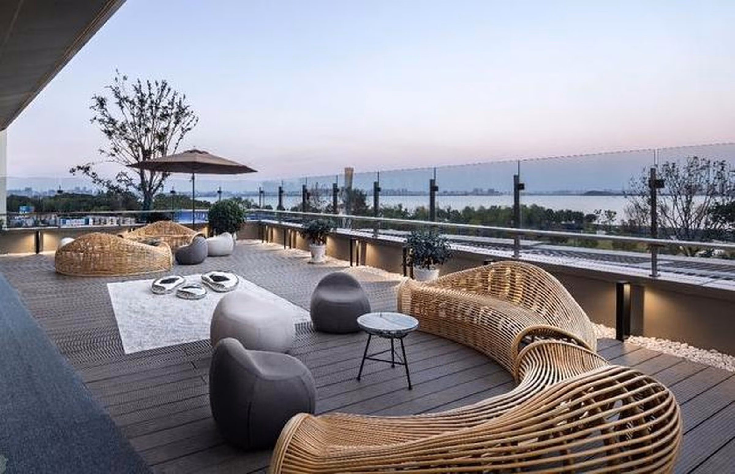 Sky terrace at Cappella Embassy, Ampang Hilir, Kuala Lumpur