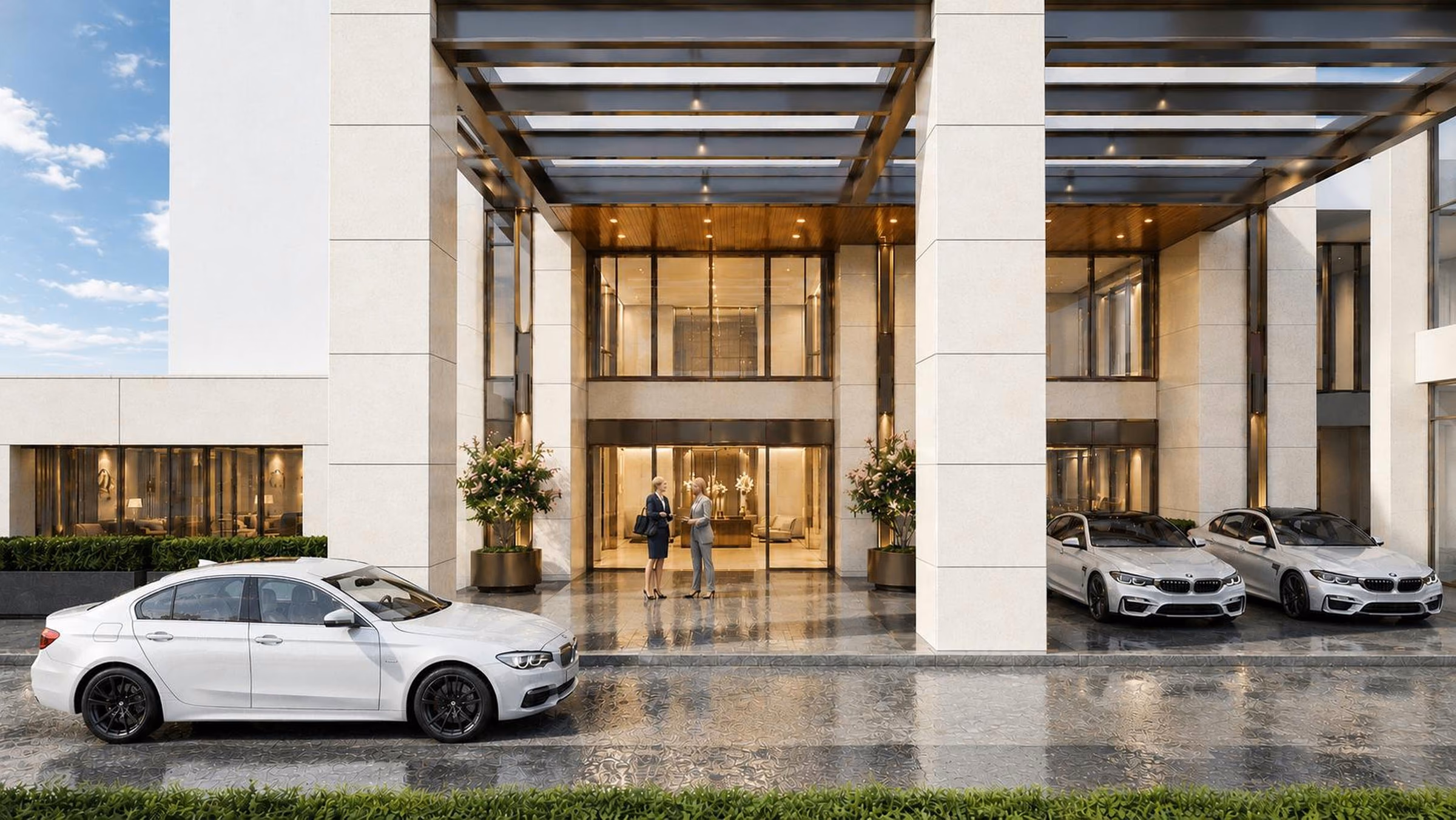 Arrival court and valet at Cappella Embassy, Ampang Hilir, Kuala Lumpur